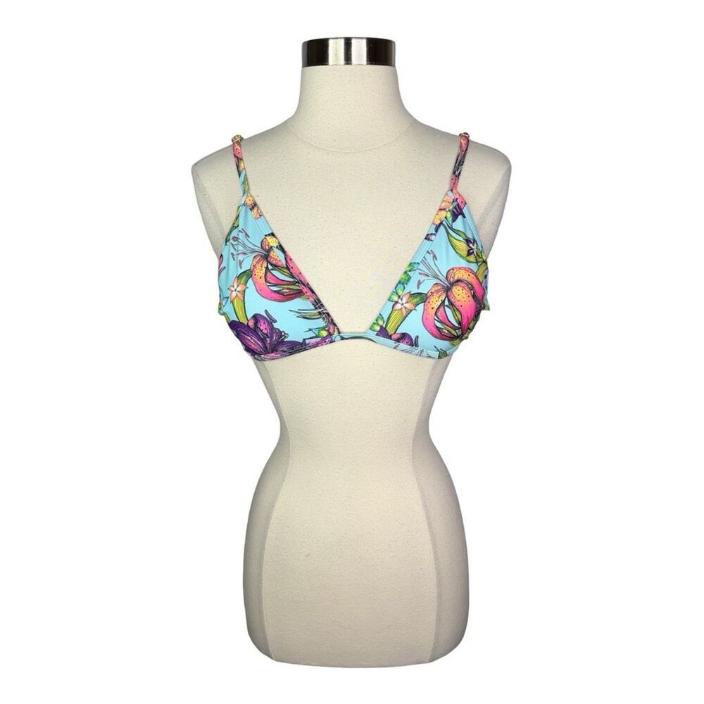 Perfect Vacation Swim x Tillys Tropical Triangle Top - Size Large